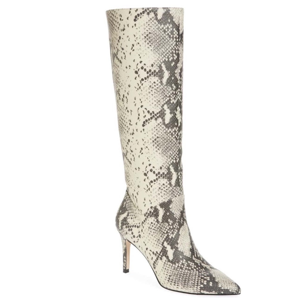 Steve Madden Snake Print Boots - Picture 1 of 4